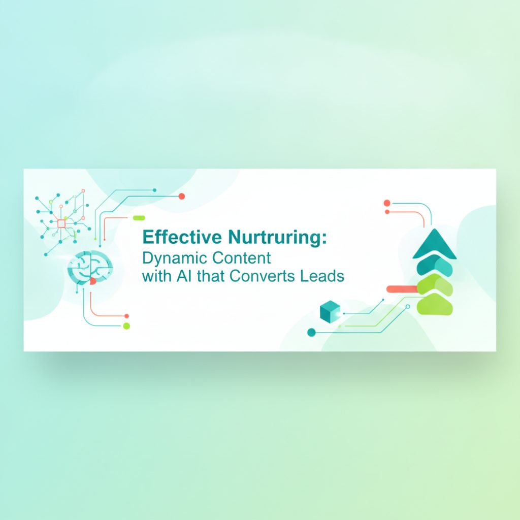 Nurturing Eficaz: Contenido Dinámico con IA que Convierte Leads